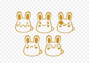 Cartoon Rabbit - Cartoon rabbit face Cartoon Rabbit - Cartoon rabbit face