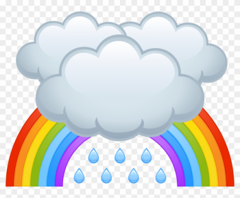 Cartoon Rain Cloud - Icon