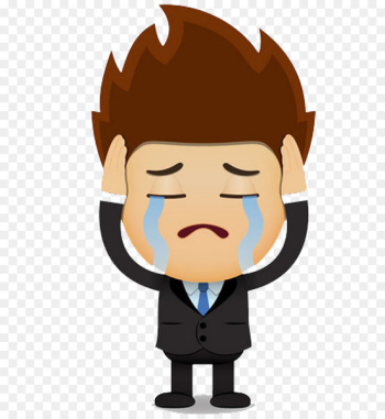 Cartoon Royalty-free Clip art - Sad man Cartoon Royalty-free Clip art - Sad man