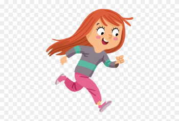 Cartoon - Running Girl - Running Girl Animation Cartoon - Running Girl - Running Girl Animation