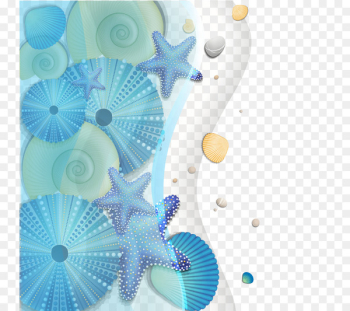 Cartoon Sea - Vector sea seashells Cartoon Sea - Vector sea seashells