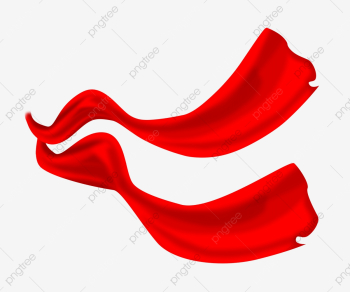 Cartoon Silk Two Red Silk Red Satin, Red Satin, Red Ribbon, Red ...