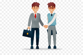 cartoon standing job white-collar worker employment cartoon standing job white-collar worker employment