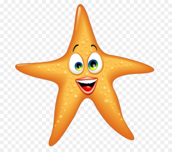 Cartoon Starfish Illustration - starfish Cartoon Starfish Illustration - starfish
