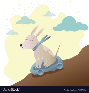 cartoon style of cute dachshund dog cartoon style of cute dachshund dog