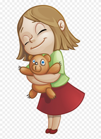 Cartoon Sweetness Character Clip Art - Cute Girl Vector Character Cartoon Sweetness Character Clip Art - Cute Girl Vector Character