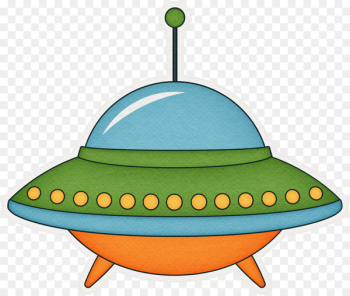 Cartoon Unidentified flying object Clip art - Colored cartoon UFO 