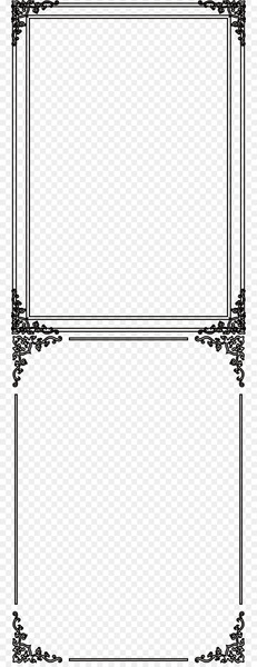 Cartoon - Vector cartoon black frame Cartoon - Vector cartoon black frame