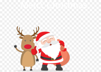 Cartoon Vector Santa Claus Christmas deer Cartoon Vector Santa Claus Christmas deer