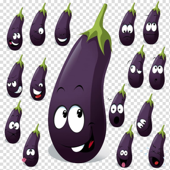 Cartoon Vegetable Eggplant, eggplant transparent background PNG clipart Cartoon Vegetable Eggplant, eggplant transparent background PNG clipart