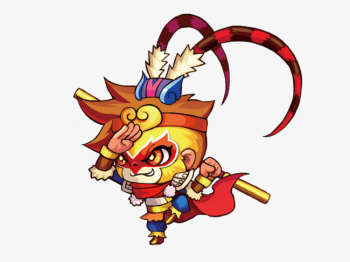 Cartoon Vicious Sun Wukong, Sun Wukong, Monkey King, Cartoon PNG ...