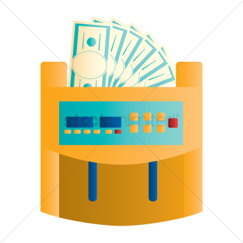 Cash counting machine