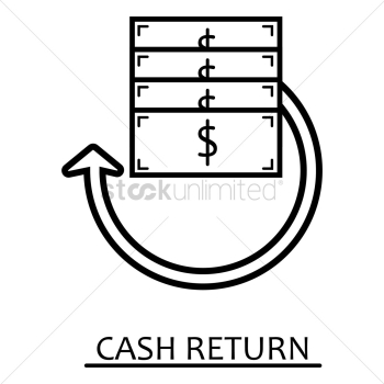 Cash return concept Cash return concept