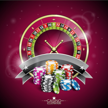 Casino roulette background design Casino roulette background design