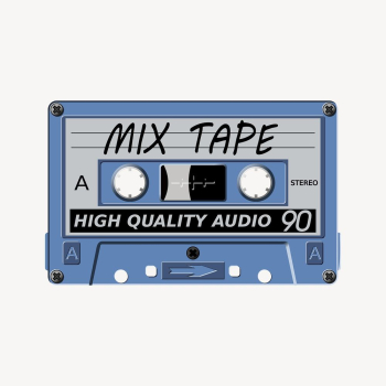 Cassette tape clipart, retro music | Free PSD - rawpixel Cassette tape clipart, retro music | Free PSD - rawpixel