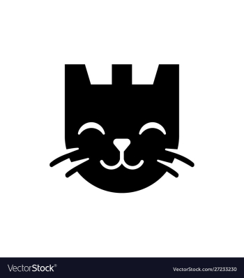 Castle and cat logo cat security logo design vector image Castle and cat logo cat security logo design vector image