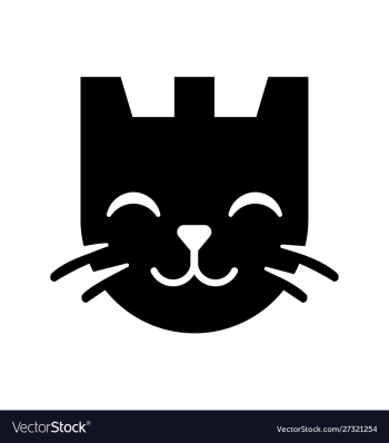 Castle and cat logo cat security logo design vector image Castle and cat logo cat security logo design vector image