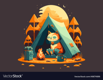 cat camping