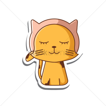 Cat cartoon sleeping Cat cartoon sleeping