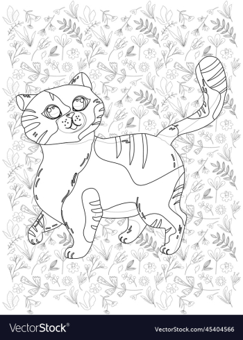 cat coloring page cat coloring page