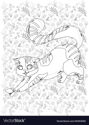 cat coloring page cat coloring page