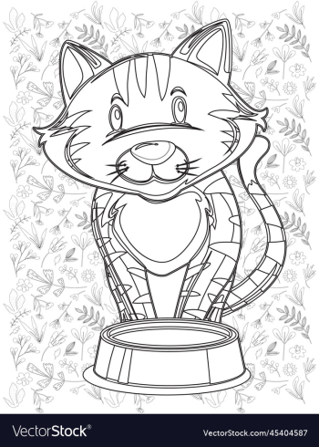 cat coloring page cat coloring page