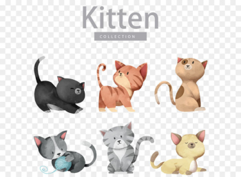 Cat Dog Kitten Illustration - Cartoon cute cat vector Cat Dog Kitten Illustration - Cartoon cute cat vector