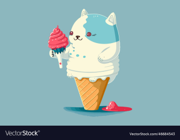 cat eat ice cream cat eat ice cream