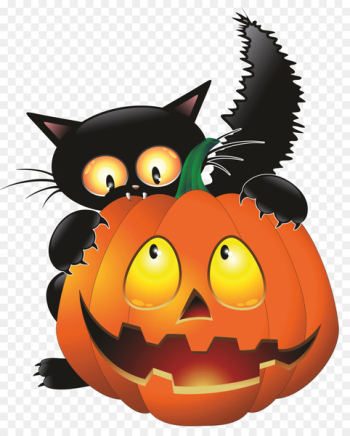 Cat Halloween Clip art - Witch Cat 