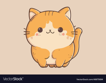 cat kawaii character cartoon