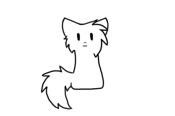 Cat Kitten Line art Chibi , Cat Line Art transparent background PNG clipart