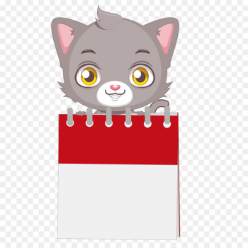 Cat Royalty-free Photography Illustration - Vector calendar cat 