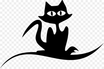 Cat Silhouette Drawing Clip art - Cat Cat Silhouette Drawing Clip art - Cat