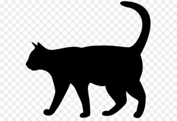 Cat Silhouette Kitten Clip art - Cat Silhouette PNG Transparent Clip Art Image 