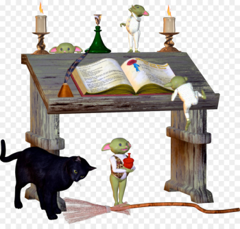 Cat Table Halloween - Witch Cat Cat Table Halloween - Witch Cat