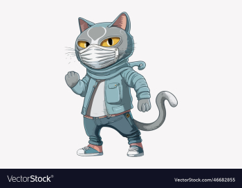 cat wearing a face mask cat wearing a face mask