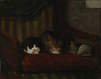 Cat with kittens, 1863, by Adolf | Free Photo - rawpixel Cat with kittens, 1863, by Adolf | Free Photo - rawpixel
