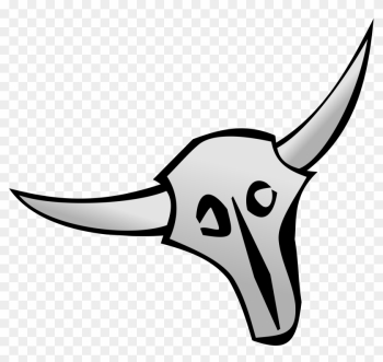 Cattle Skull Vector Clipart - Cartoon Cow Skull Cattle Skull Vector Clipart - Cartoon Cow Skull