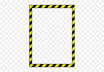 Caution Tape Square Border - Caution Border