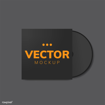 CD cover design mockup vector | Free stock vector - 496423