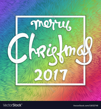 Celebratory Christmas design vector image Celebratory Christmas design vector image