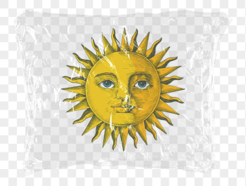 Celestial sun png plastic bag | Free PNG - rawpixel