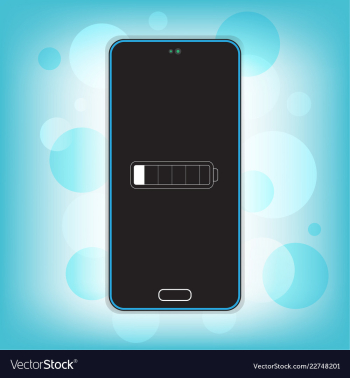 Cell phone vector image Cell phone vector image