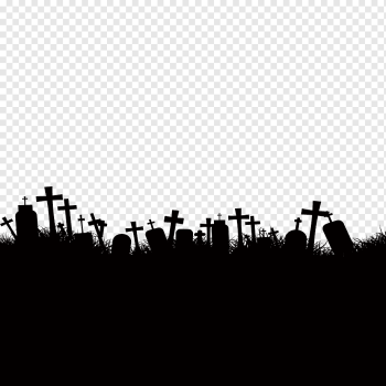 Cemetery Ghost graphy, Halloween graves, happy Halloween, text, festive Elements png