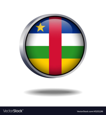 central african republic flag button central african republic flag button
