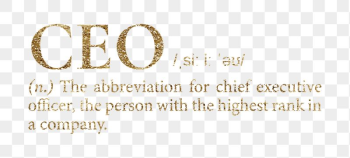 CEO png dictionary word sticker, | Free PNG - rawpixel CEO png dictionary word sticker, | Free PNG - rawpixel