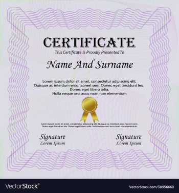 certificate template certificate template