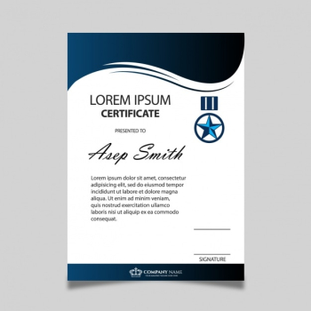 Certificate template design Certificate template design