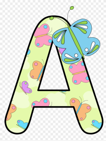 Ch B *✿* Alfabeto Mariposas De Kid Sparkz - Alphabet Clip Art