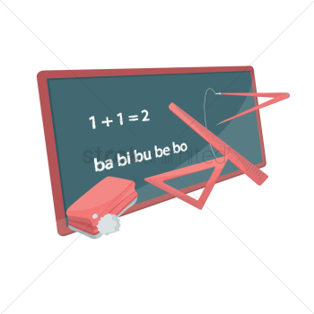 Chalkboard and geometry instruments Chalkboard and geometry instruments